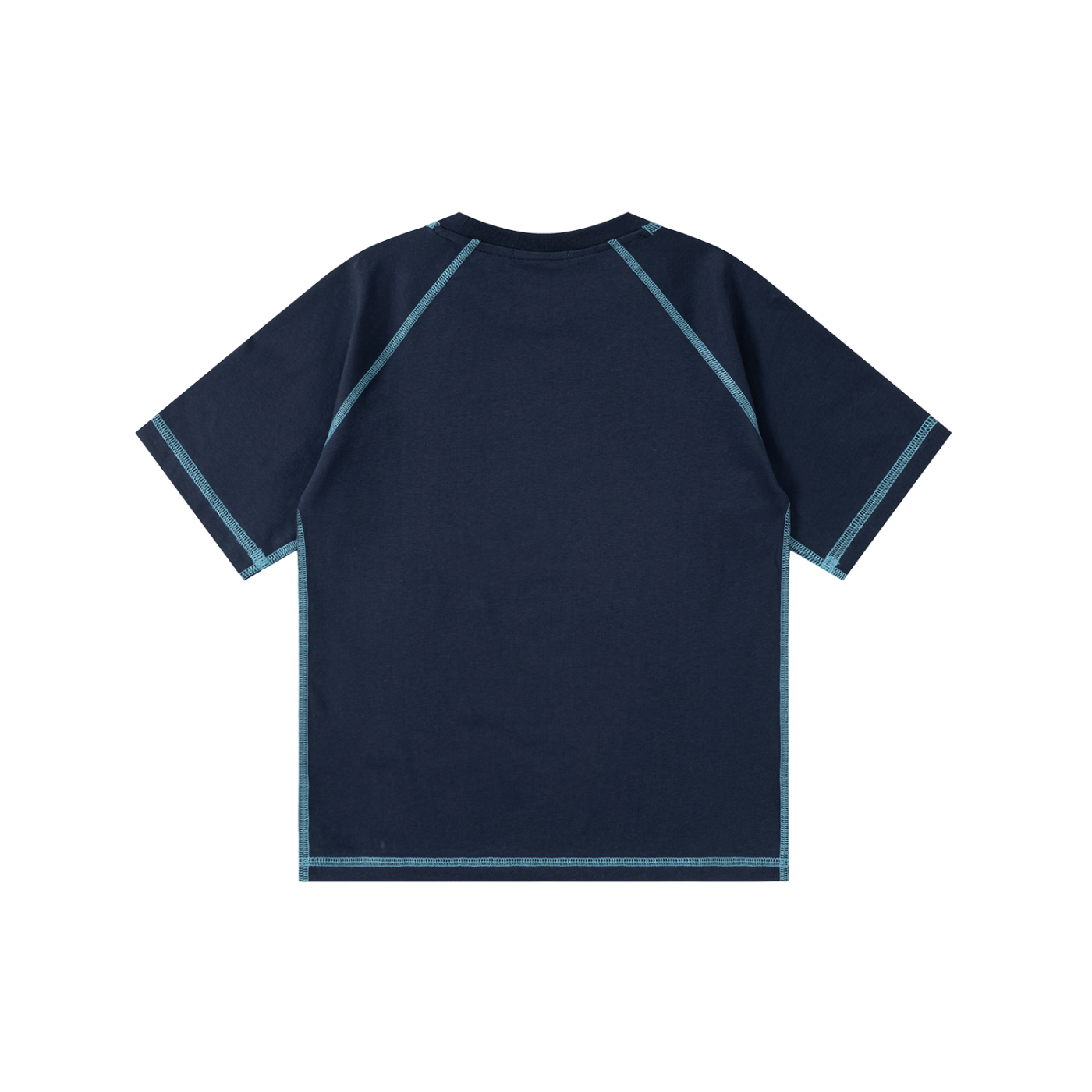 Loose Contrast-Stitched Kids' mj & bubbles T-Shirt