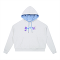 Contrast Drawstring gemini  Hoodie